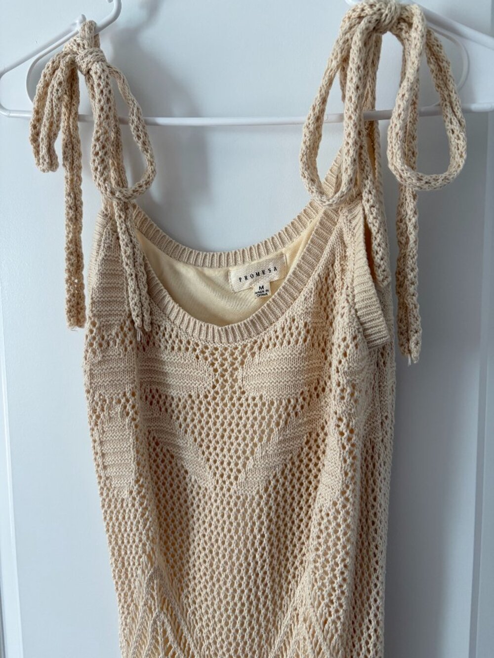 Crochet Knit Mini-dress